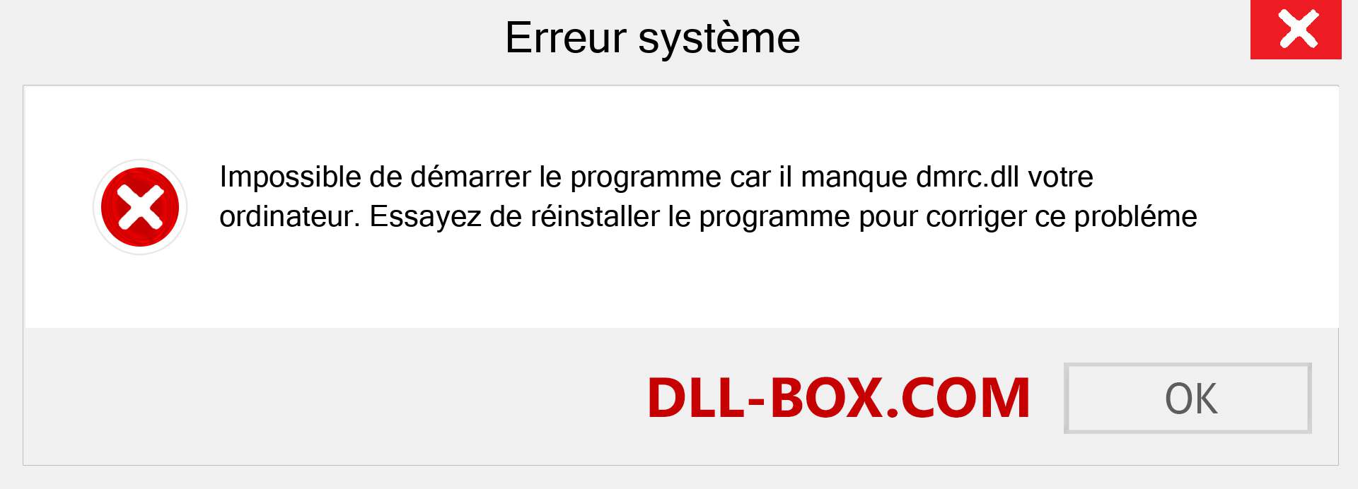 Le fichier dmrc.dll est manquant ?. Télécharger pour Windows 7, 8, 10 - Correction de l'erreur manquante dmrc dll sur Windows, photos, images